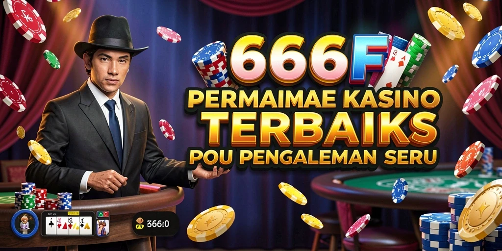 Tampilan gameplay menarik di aplikasi Kasino 666F.