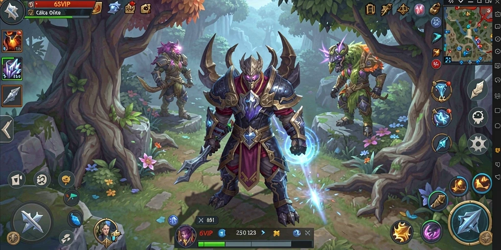 Screenshot utama 6SVIP menampilkan aksi seru dalam dunia MMORPG.