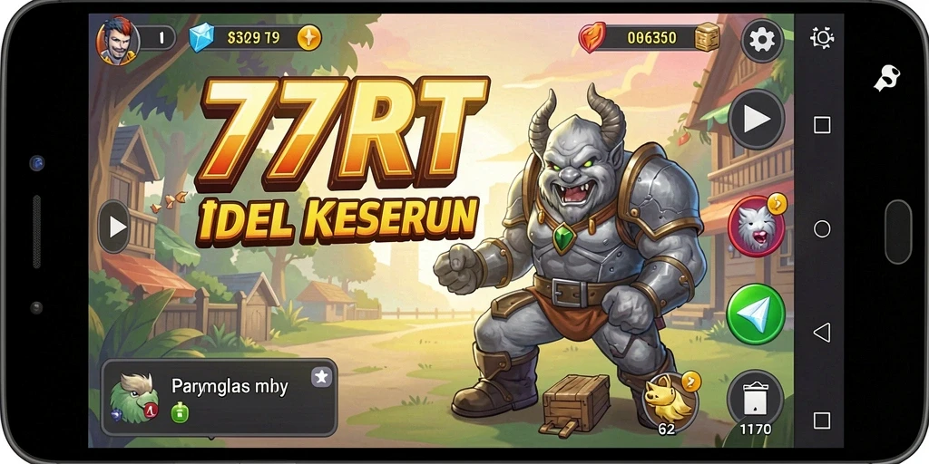 Tangkapan layar gameplay 777RT dengan mekanisme Idle yang menarik.