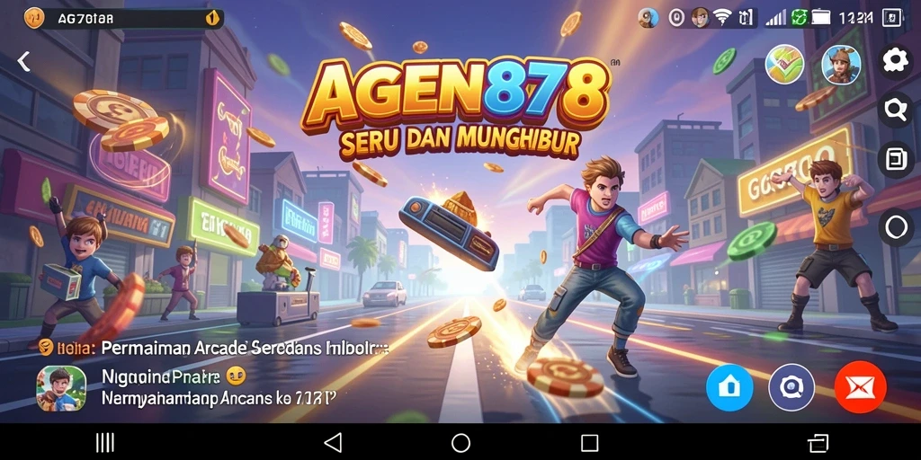 Tampilkan gameplay seru AGEN878 dengan tantangan menantang.
