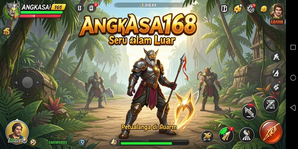 Screenshot gameplay ANGKASA168 menampilkan momen petualangan seru.