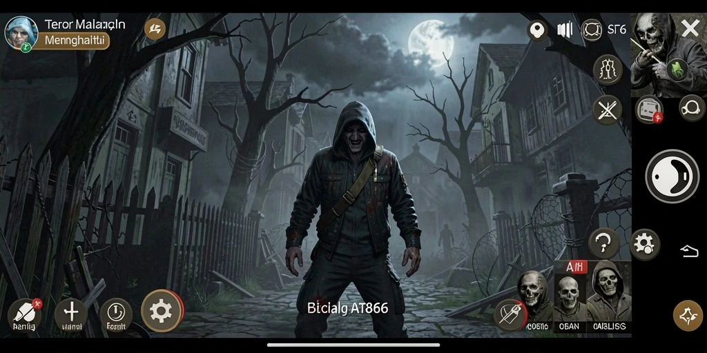 Tampilan gameplay mencekam di AT866, siap menghadirkan ketakutan.