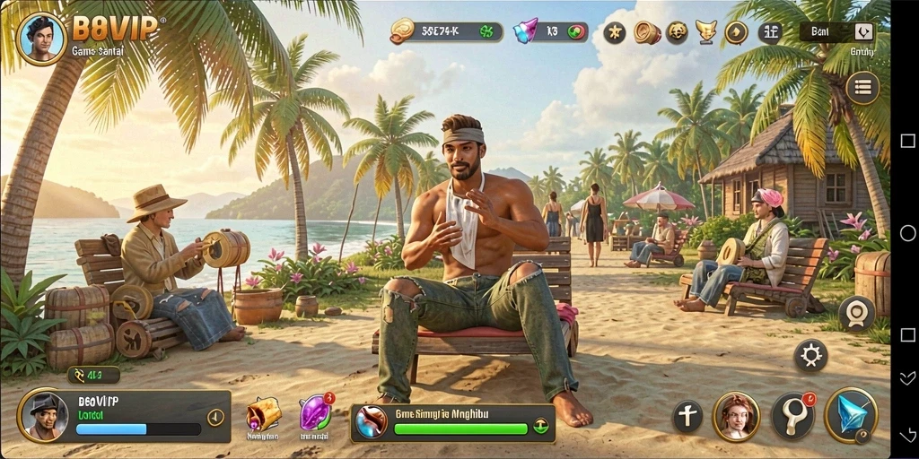 Tampilan gameplay B8VIP yang menyenangkan dan mengasyikkan.