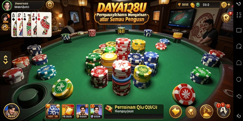 Screenshot utama DAYA138 menampilkan permainan QiuQiu yang seru.