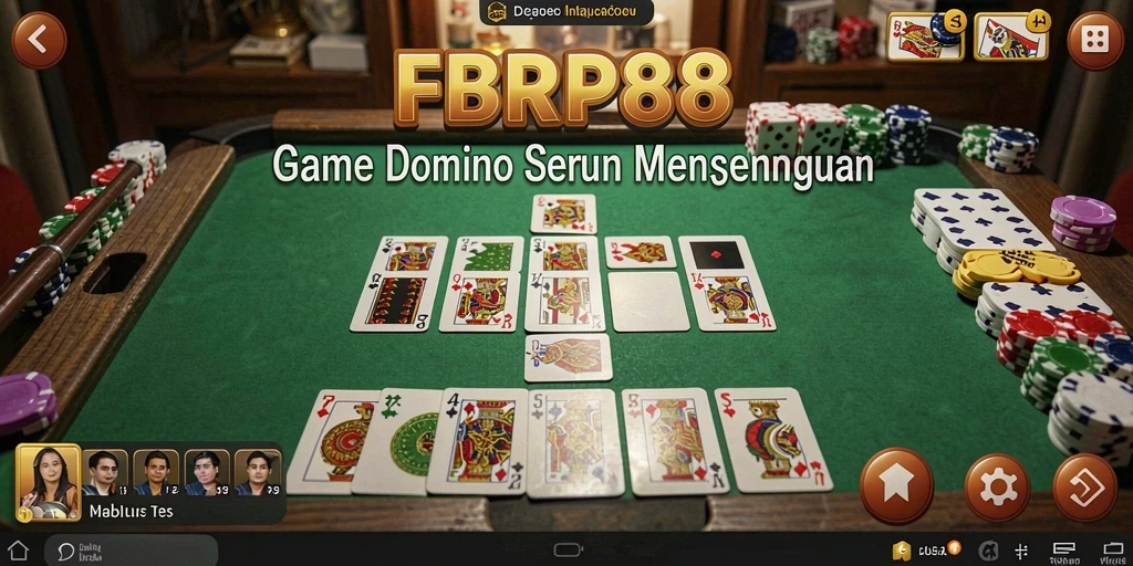 Screenshot utama FBRP88 menampilkan aksi permainan Domino yang mengasyikkan.