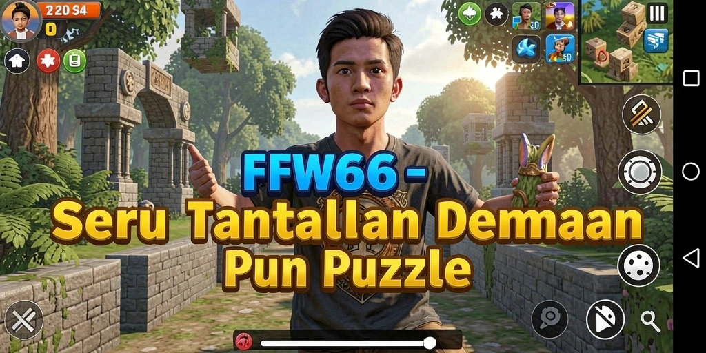Tangkapan layar FW66 menampilkan gameplay Puzzle yang menantang dan menyenangkan.