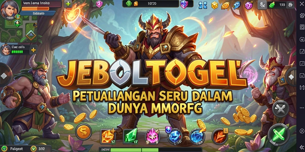 Screenshot gameplay JEBOLTOGEL menunjukkan aksi seru dalam dunia MMORPG.