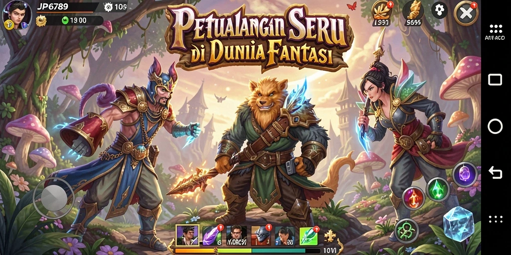 Tangkapan layar menunjukkan aksi seru dalam gameplay petualangan.