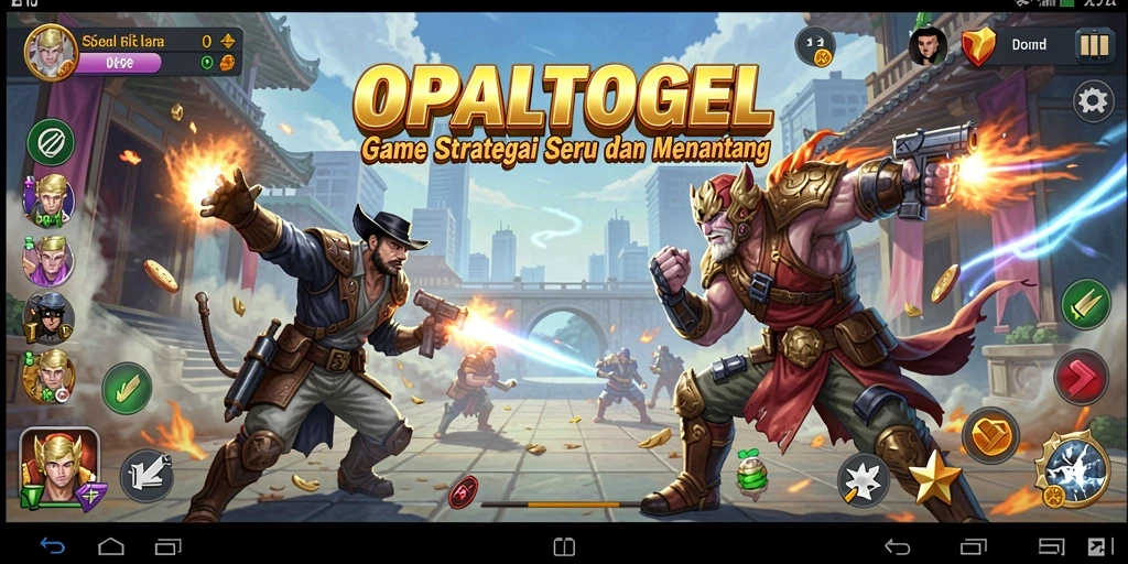Tampilan gameplay menantang dan seru dari OPALTOGEL.