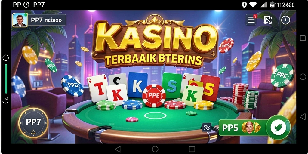 Tangkapan layar permainan PP7 menampilkan aksi seru di kasino.