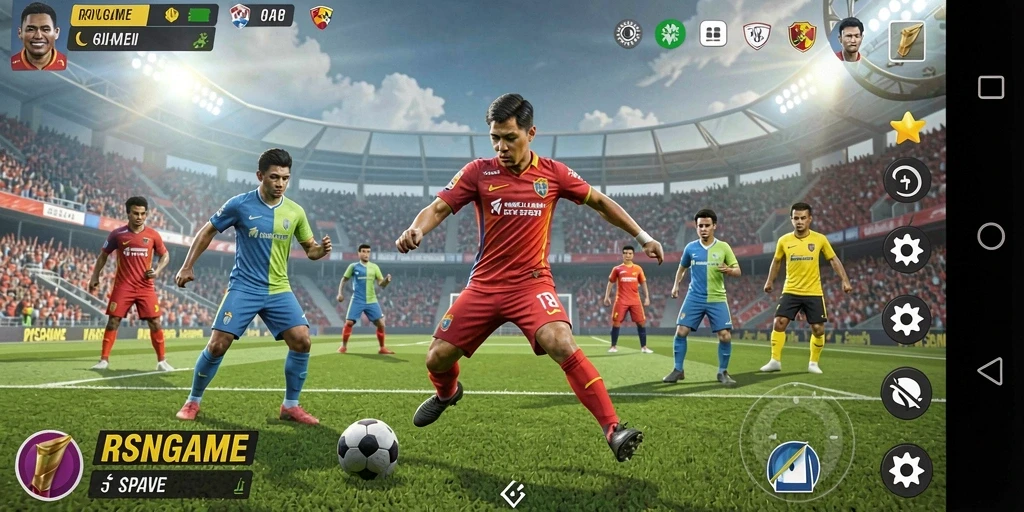 Tampilan gameplay RSNGAME yang menegangkan dalam olahraga.