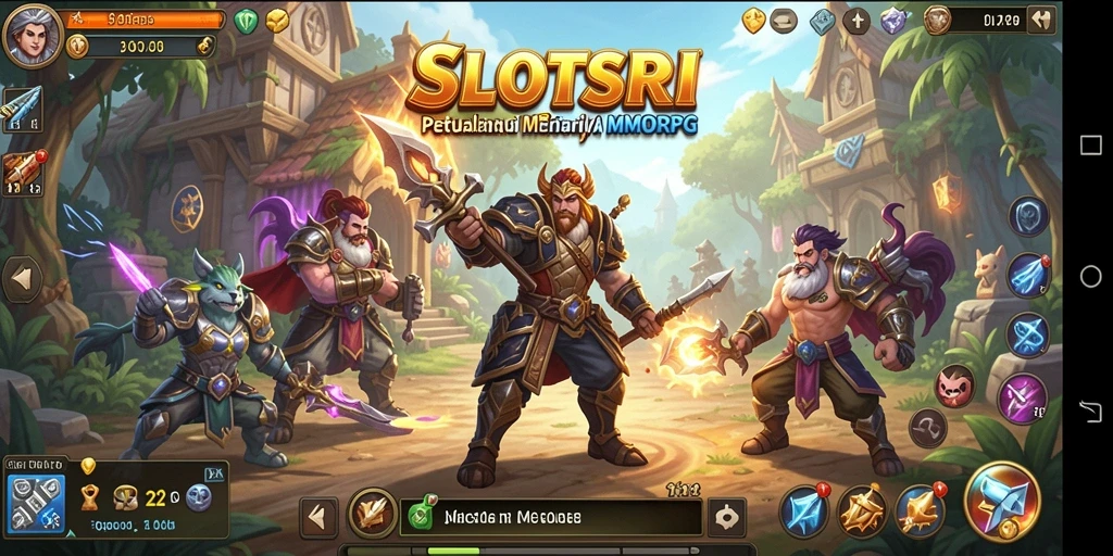 Tampilan menarik dari gameplay MMORPG SLOTSRI dengan grafis menakjubkan.