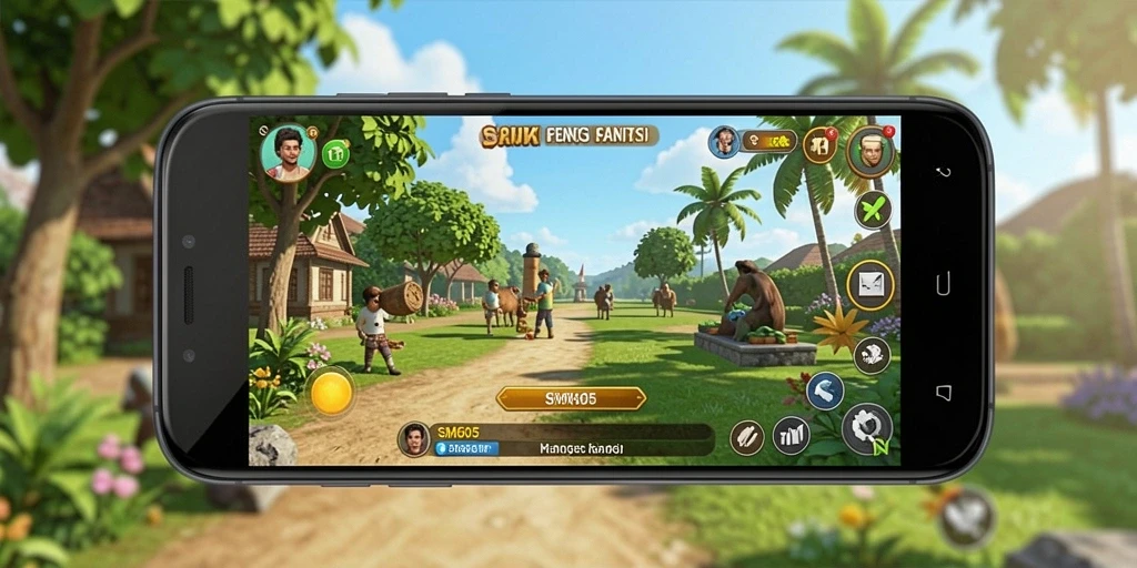Tampilan menarik di gameplay SM605 yang menyenangkan.