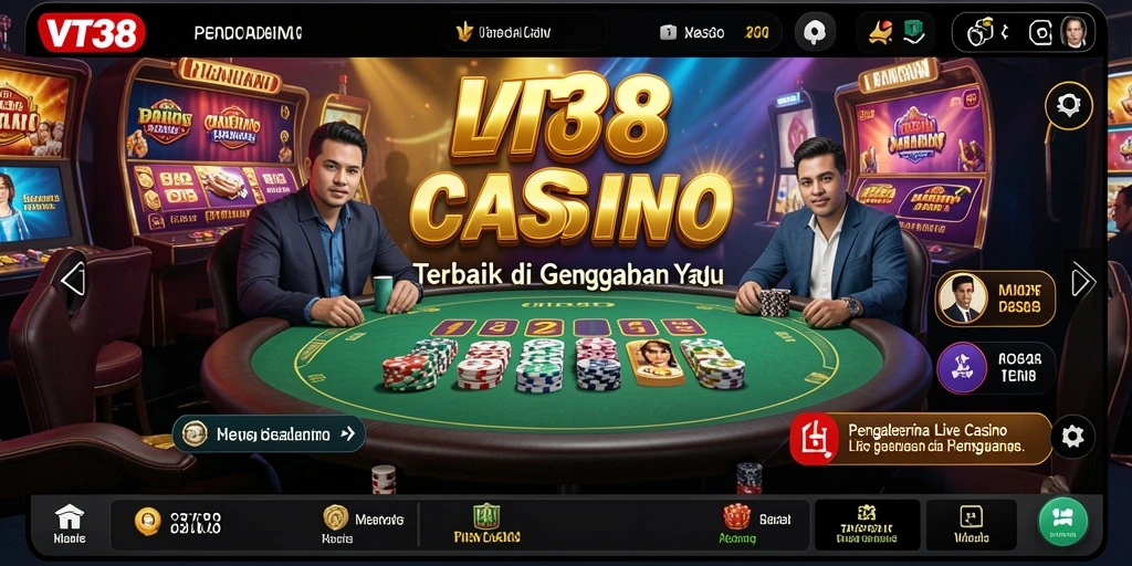 Tampilan gameplay Live Casino yang mendebarkan dan interaktif.