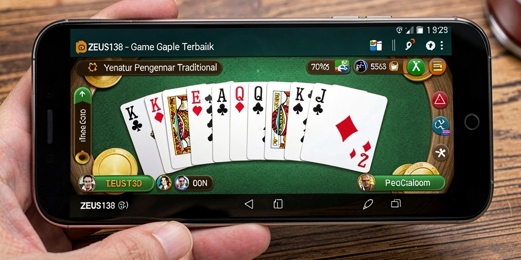 Tampilan gameplay seru ZEUS138 dengan berbagai pilihan meja Gaple.