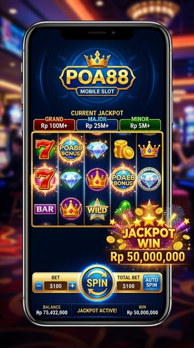 Tampilan antarmuka pengguna poa88 yang menarik.